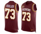 Washington Redskins #73 Chase Roullier Limited Red Player Name & Number Tank Top Football Jersey