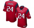 Houston Texans #24 Johnathan Joseph Game Red Alternate Football Jersey