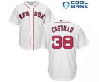 Boston Red Sox #38 Rusney Castillo Replica White Home Cool Base Baseball Jersey