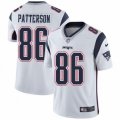 New England Patriots #86 Cordarrelle Patterson White Vapor Untouchable Limited Player NFL Jersey