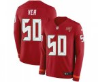Tampa Bay Buccaneers #50 Vita Vea Limited Red Therma Long Sleeve Football Jersey
