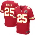 Kansas City Chiefs #25 Kenneth Acker Red Team Color Vapor Untouchable Elite Player NFL Jersey