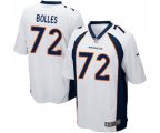 Denver Broncos #72 Garett Bolles Game White Football Jersey