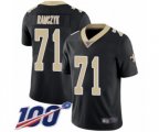 New Orleans Saints #71 Ryan Ramczyk Black Team Color Vapor Untouchable Limited Player 100th Season Football Jersey