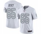 Oakland Raiders #65 Jordan Devey Limited White Rush Vapor Untouchable Football Jersey