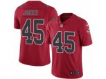 Atlanta Falcons #45 Deion Jones Limited Red Rush NFL Jersey