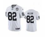 Oakland Raiders #82 Luke Willson White 60th Anniversary Vapor Untouchable Limited Player 100th Season Football Jersey