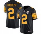Pittsburgh Steelers #2 Mason Rudolph Limited Black Rush Vapor Untouchable Football Jersey