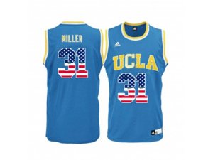 2016 US Flag Fashion Men\'s UCLA Bruins Reggie Miller #31 College Basketball Jersey - Blue