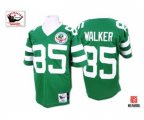 New York Jets #85 Wesley Walker Green Team Color Authentic Throwback Football Jersey