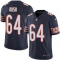 Chicago Bears #64 Eric Kush Navy Blue Team Color Vapor Untouchable Limited Player NFL Jersey
