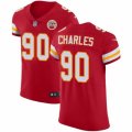 Kansas City Chiefs #90 Stefan Charles Red Team Color Vapor Untouchable Elite Player NFL Jersey