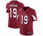 Arizona Cardinals #19 KeeSean Johnson Red Team Color Vapor Untouchable Limited Player Football Jersey