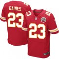 Kansas City Chiefs #23 Phillip Gaines Red Team Color Vapor Untouchable Elite Player NFL Jersey