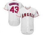 Los Angeles Angels of Anaheim Patrick Sandoval White Home Flex Base Authentic Collection Baseball Player Jersey
