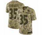 Baltimore Ravens #35 Gus Edwards Limited Camo 2018 Salute to Service Football Jersey
