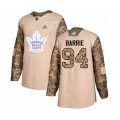 Toronto Maple Leafs #94 Tyson Barrie Authentic Camo Veterans Day Practice Hockey Jersey