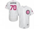 Chicago Cubs #70 Joe Maddon Authentic White Day Fashion Flex Base MLB Jersey