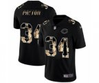 Chicago Bears #34 Walter Payton Limited Black Statue of Liberty Football Jersey