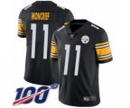 Pittsburgh Steelers #11 Donte Moncrief Black Team Color Vapor Untouchable Limited Player 100th Season Football Jersey