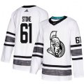 Ottawa Senators #61 Mark Stone White 2019 All-Star Game Parley Authentic Stitched NHL Jersey