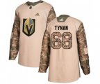 Vegas Golden Knights #68 T.J. Tynan Authentic Camo Veterans Day Practice NHL Jersey
