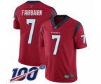 Houston Texans #7 Ka'imi Fairbairn Red Alternate Vapor Untouchable Limited Player 100th Season Football Jersey