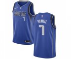 Dallas Mavericks #7 Dwight Powell Swingman Royal Blue Basketball Jersey - Icon Edition