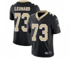 New Orleans Saints #73 Rick Leonard Black Team Color Vapor Untouchable Limited Player Football Jersey