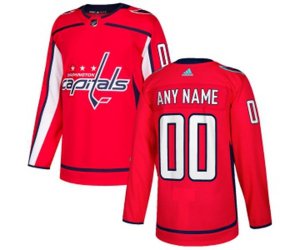 Washington Capitals Customized Premier Red Home NHL Jersey