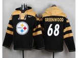 Pittsburgh Steelers #68 L.C. Greenwood Black Player Pullover NFL Hoodie