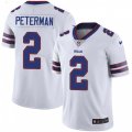 Buffalo Bills #2 Nathan Peterman White Vapor Untouchable Limited Player NFL Jersey