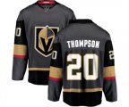 Vegas Golden Knights #20 Paul Thompson Authentic Black Home Fanatics Branded Breakaway NHL Jersey