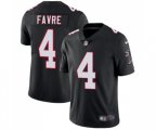 Atlanta Falcons #4 Brett Favre Black Alternate Vapor Untouchable Limited Player Football Jersey