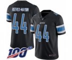 Detroit Lions #44 Jalen Reeves-Maybin Limited Black Rush Vapor Untouchable 100th Season Football Jersey