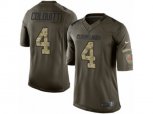 Cleveland Browns #4 Britton Colquitt Limited Green Salute to Service NFL Jersey