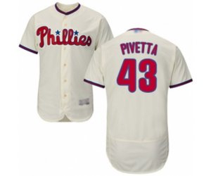 Philadelphia Phillies Nick Pivetta Cream Alternate Flex Base Authentic Collection Baseball Player Jersey