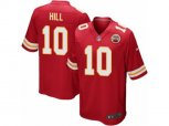 Kansas City Chiefs #10 Tyreek Hill Game Red Team Color NFL Jersey