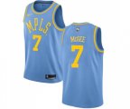 Los Angeles Lakers #1 JaVale McGee Authentic Blue Hardwood Classics Basketball Jersey