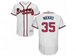 Atlanta Braves #35 Phil Niekro White Flexbase Authentic Collection MLB Jersey