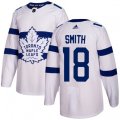 Toronto Maple Leafs #18 Ben Smith Authentic White 2018 Stadium Series NHL Jersey