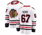 Chicago Blackhawks #67 Tanner Kero Fanatics Branded White Away Breakaway NHL Jersey