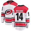 Carolina Hurricanes #14 Justin Williams Fanatics Branded White Away Breakaway NHL Jersey