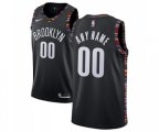 Brooklyn Nets Customized Authentic Black Basketball Jersey - 2018-19 City Edition