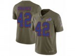 Buffalo Bills #42 Patrick DiMarco Limited Olive 2017 Salute to Service NFL Jersey