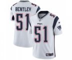 New England Patriots #51 Ja'Whaun Bentley White Vapor Untouchable Limited Player Football Jersey