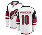Arizona Coyotes #10 Dale Hawerchuck Fanatics Branded White Away Breakaway Hockey Jersey