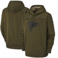 NFL Atlanta Falcons Nike Olive Salute to Service Pullover Hoodie