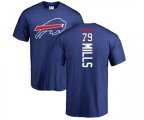 Buffalo Bills #79 Jordan Mills Royal Blue Backer T-Shirt