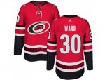 Carolina Hurricanes #30 Cam Ward Authentic Red Home NHL Jersey